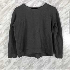 The Group Babaton Cropped Sweatshirt Gray M